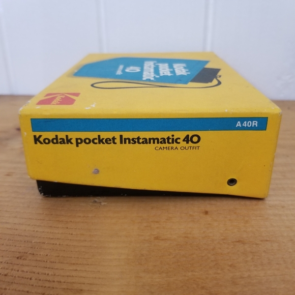Kodak Pocket Instamatic 40 Camera Outfit Original Box Vintage USA Untested A40RE - Picture 8 of 9